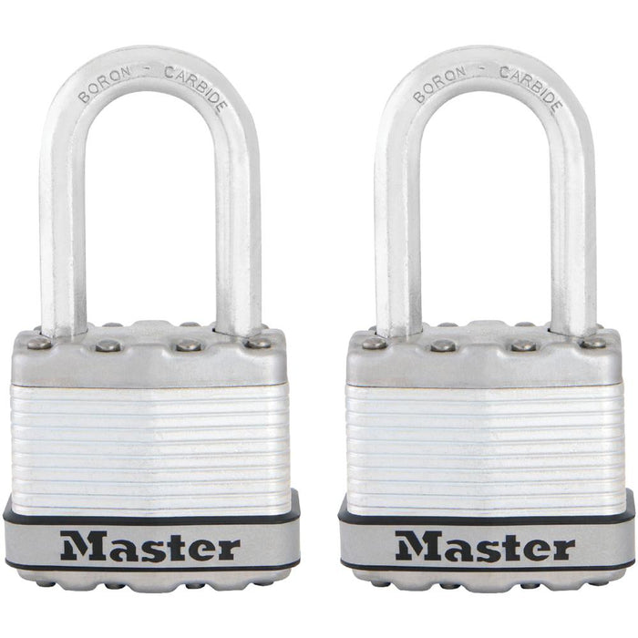 Master Lock M1XTHC 1-3/4in (44mm) Wide Magnum® Laminated Steel Padlock; 2 Pack-HodgeProducts.com