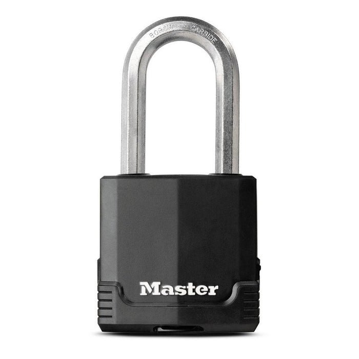 Master Lock M515XDHC 2-1/8in (54mm) Wide Magnum® Covered Laminated Steel Padlock-HodgeProducts.com