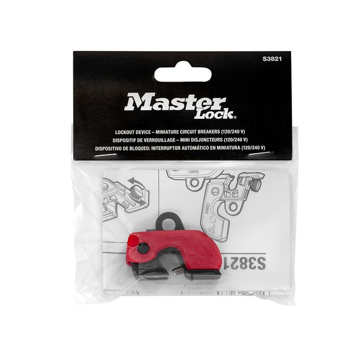 Master Lock S3821 Grip Tight™ Plus Circuit Breaker Lockout Device – Miniature Circuit Breakers (120/240 V)