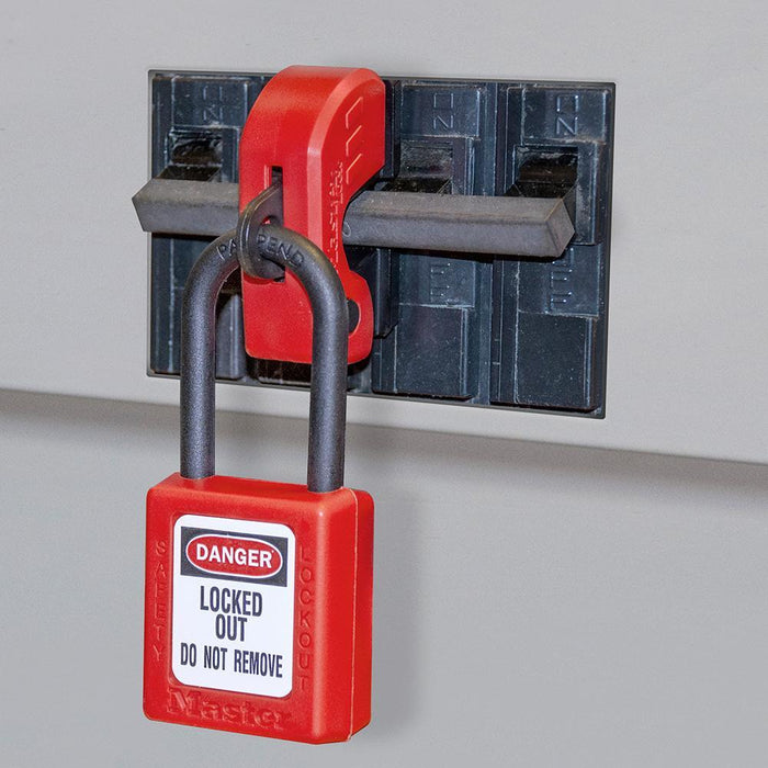 Master Lock S3821 Grip Tight™ Plus Circuit Breaker Lockout Device – Miniature Circuit Breakers (120/240 V)