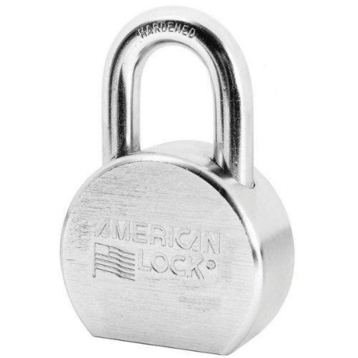 American Lock A706 Solid Steel Rekeyable 6-Padlock, Chrome Plated 2-1/2in (64mm) Wide
