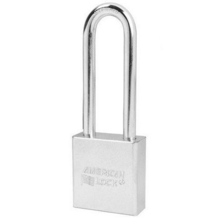 American Lock A5202 1-3/4in (44mm) Solid Steel Rekeyable Padlock with 3in (76mm) Shackle